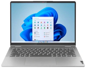 Ноутбук Lenovo IdeaPad Flex 5 14IRU8 Core i5 1335U 16Gb SSD256Gb Intel Iris Xe graphics 14" IPS Touch WUXGA (1920x1200) Windows 11 Home grey WiFi BT Cam (82Y00004RK) от магазина РЭССИ