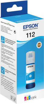 Картридж струйный Epson 112 C13T06C24A синий (6000стр.) (70мл) для Epson L11160/L15150/L15160/L6490/L6550/M15140 от магазина РЭССИ