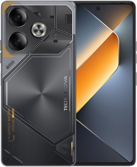 Смартфон Tecno Pova 6 256Gb 8Gb серый моноблок 3G 4G 2Sim 6.8" 1080x2460 Android 14 108Mpix 802.11 a/b/g/n/ac NFC GPS GSM900/1800 Protect FM от магазина РЭССИ