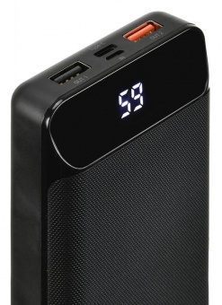 Мобильный аккумулятор Digma Power Delivery DG-20000-PL 20000mAh 3A QC PD 18W 2xUSB черный (DG-20000-PL-BK) от магазина РЭССИ