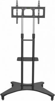 Стойка для телевизора Cactus CS-ST31 черный 37"-75" макс.81.6кг напольный мобильный от магазина РЭССИ