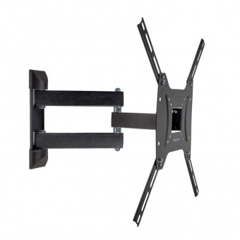 Кронштейн для телевизора Kromax OPTIMA-404 черный 15"-55" макс.35кг настенный поворотно-выдвижной и наклонный от магазина РЭССИ