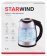 Чайник электрический Starwind SKG2082 1.7л. 1700Вт черный корпус: стекло от магазина РЭССИ