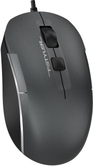 Мышь A4Tech Fstyler FM26 серый/черный оптическая (1600dpi) USB для ноутбука (4but) от магазина РЭССИ