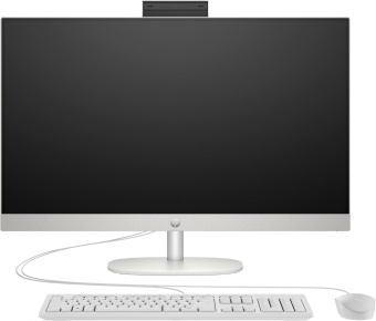 Моноблок HP 27-cr0002i 27" Full HD Touch i7 1355U (1.7) 16Gb SSD512Gb Iris Xe Free DOS GbitEth WiFi BT 90W клавиатура мышь Cam белый 1920x1080 от магазина РЭССИ