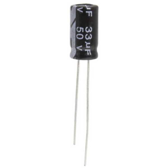33 UF 50V 105*C 6,3*12 (JWCO) от магазина РЭССИ