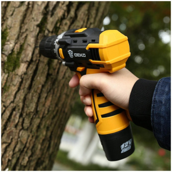 Дрель-шуруповерт Deko DKCD12FU-Li-Ion аккум. патрон:быстрозажимной (кейс в комплекте) (063-4117) от магазина РЭССИ