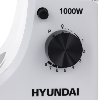 Миксер планетарный Hyundai HYM-S4451 1000Вт белый/черный от магазина РЭССИ