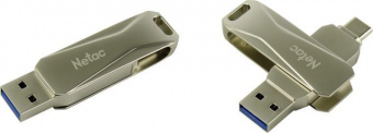 Флеш Диск Netac 64Gb U782C NT03U782C-064G-30PN USB3.0 серый от магазина РЭССИ