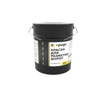 Краска Грида АК-Дор 1.01 для разметки дорог желтая 30 кг 1/22 209846 НФ-00000228 от магазина РЭССИ