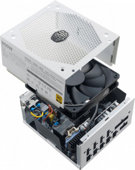 Блок питания Cooler Master ATX 850W V Gold V2 White Case 80+ gold (24+8+4+4pin) APFC 135mm fan 12xSATA Cab Manag RTL от магазина РЭССИ