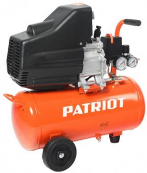 Компрессор поршневой Patriot EURO 24/240 масляный 240л/мин 24л 1500Вт оранжевый от магазина РЭССИ