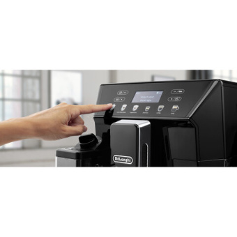 Кофемашина Delonghi Eletta Cappuccino Evo ECAM46.860.B 1450Вт черный/серебристый от магазина РЭССИ