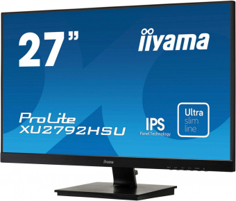Монитор Iiyama 27" ProLite XU2792HSU-B1 черный IPS LED 4ms 16:9 HDMI M/M матовая 1000:1 250cd 178гр/178гр 1920x1080 75Hz VGA DP FHD USB 5.1кг от магазина РЭССИ