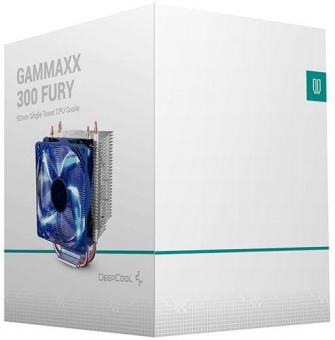 Устройство охлаждения(кулер) Deepcool GAMMAXX 300 FURY Soc-AM4/1151/1200/1700 4-pin 18-21dB Al+Cu 130W 435gr LED Ret от магазина РЭССИ