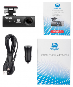 Видеорегистратор Playme Nembus черный 2Mpix 1080x1920 1080p 142гр. Allwinner V831 от магазина РЭССИ