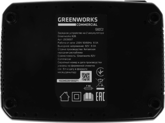 Зарядное устройство Greenworks G82C2 (2939007) от магазина РЭССИ