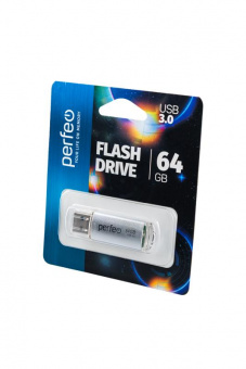 Носитель информации PERFEO PF-C14S064ES USB 3.0 64GB C14 Metal Series BL1 от магазина РЭССИ
