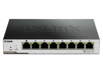 Коммутатор D-Link DGS-1100-08PD/B1B 8G управляемый от магазина РЭССИ
