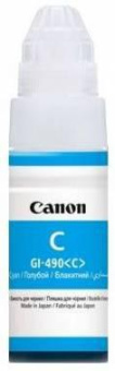 Картридж струйный Canon GI-490C 0664C001 голубой (70мл) для Canon Pixma G1400/2400/3400 от магазина РЭССИ