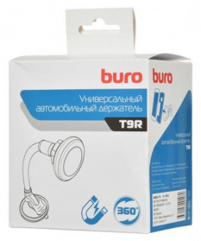 Держатель Buro T9R магнитный черный для для смартфонов и навигаторов от магазина РЭССИ
