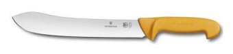 Нож Victorinox Swibo (5.8436.25) стальной для забоя/разделки лезв.250мм прямая заточка оранжевый от магазина РЭССИ