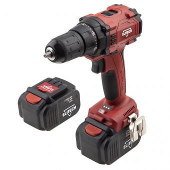 Дрель-шуруповерт Elitech ДА 12БЛ2 (Е2201.001.02) аккум. патрон:быстрозажимной (кейс в комплекте) (191606) от магазина РЭССИ