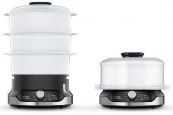 Пароварка Tefal VC204810 3ярус. 800Вт черный от магазина РЭССИ