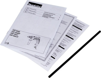 Дрель ударная Makita HP1641K 680Вт патрон:быстрозажимной реверс (кейс в комплекте) от магазина РЭССИ