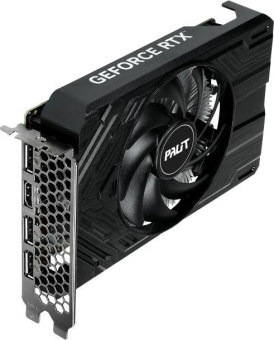 Видеокарта Palit PCI-E 4.0 RTX4060 STORMX NVIDIA GeForce RTX 4060 8192Mb 128 GDDR6 1830/17000 HDMIx1 DPx3 HDCP Ret от магазина РЭССИ