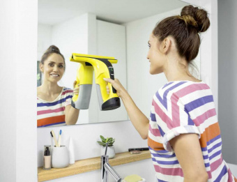 Мойщик окон Karcher WV 6 Plus шир.скреб.:280мм пит.:от аккум. желтый/черный от магазина РЭССИ