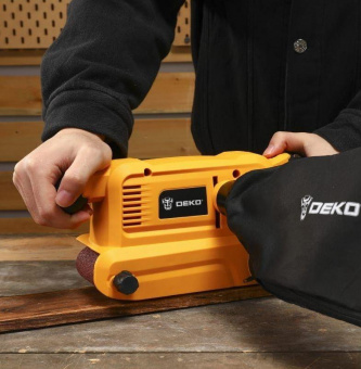 Ленточная шлифовальная машина Deko DKBS1000 1000Вт шир.ленты 76мм (063-4353) от магазина РЭССИ