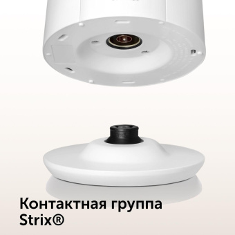 Чайник электрический Red Solution RK-M112D 1.5л. 2200Вт белый корпус: металл/пластик от магазина РЭССИ