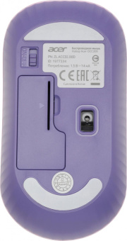 Клавиатура + мышь Acer OCC205 клав:фиолетовый мышь:фиолетовый USB беспроводная slim (ZL.ACCEE.00D) от магазина РЭССИ