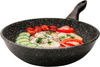 Сковорода Starwind Chef SW-CH3026 круглая 26см покрытие: Quantum2 ручка несъемная (без крышки) черный от магазина РЭССИ