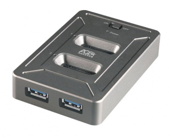 Док-станция SSD AgeStar 31CBNV2H NVMe USB3.2 алюминий серый M2 2280 M-key от магазина РЭССИ