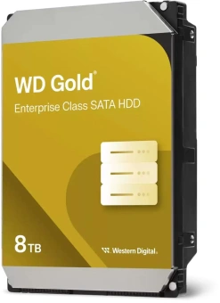 Жесткий диск WD SATA-III 8TB WD8005FRYZ Desktop Gold 512E (7200rpm) 256Mb 3.5" от магазина РЭССИ