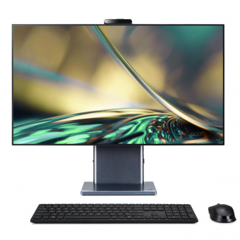 Моноблок Acer Aspire S27-1755 27" WQHD i5 1240P (1.2) 16Gb SSD512Gb Iris Xe CR noOS GbitEth WiFi BT 135W клавиатура мышь Cam серый 2560x1440.27 от магазина РЭССИ