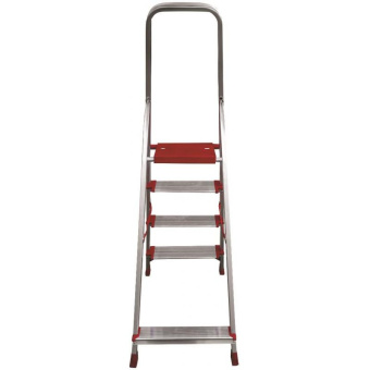 Профессиональная стремянка Новая Высота NV3117 1x4 ступени 130 мм Max нагр. 225 кг 2К башмаки 3117104 от магазина РЭССИ