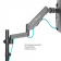 Картинка Кронштейн для мониторов Onkron G280 черный 13"-32" макс.24кг настольный поворот и наклон верт.перемещ. от магазина РЭССИ Кронштейн для мониторов Onkron G280 черный 13"-32" макс.24кг настольный поворот и наклон верт.перемещ. от магазина РЭССИ