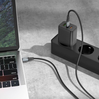 Кабель Hoco X92 Honest X92 HONEST TYPE-C TO TYPE-C USB Type-C-USB Type-C 3м черный коробка от магазина РЭССИ