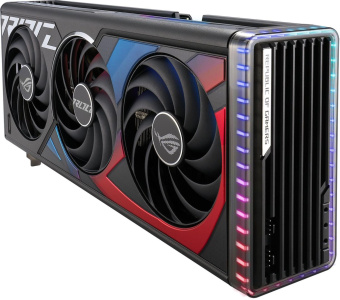 Видеокарта Asus PCI-E 4.0 ROG-STRIX-RTX4070TIS-O16G-GAMING NVIDIA GeForce RTX 4070TI Super 16Gb 256bit GDDR6X 2670/21000 HDMIx2 DPx3 HDCP Ret от магазина РЭССИ