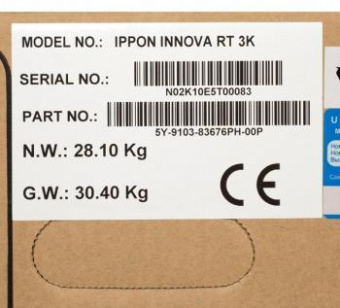 Источник бесперебойного питания Ippon Innova RT 3000 2700Вт 3000ВА черный от магазина РЭССИ
