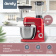 Картинка Кухонная машина Domfy DSC-KM502 планетар.вращ. 2000Вт красный от магазина РЭССИ Кухонная машина Domfy DSC-KM502 планетар.вращ. 2000Вт красный от магазина РЭССИ