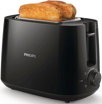 Тостер Philips HD2581/90 830Вт черный от магазина РЭССИ