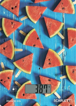 Весы кухонные электронные Scarlett SC-KS57P78 макс.вес:10кг красный/арбуз от магазина РЭССИ