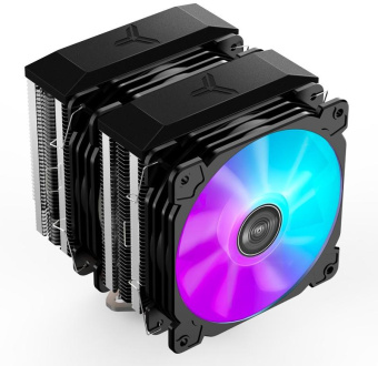 Устройство охлаждения(кулер) Jonsbo CR-2100 RGB черный 4-pin 18.1-29.5dB Al 230W 900gr Ret от магазина РЭССИ