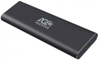 Внешний корпус SSD AgeStar 31UBNV1C NVMe USB3.1 алюминий серый M2 2280 B/M-key от магазина РЭССИ