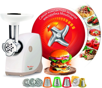 Мясорубка Moulinex ME476132 2000Вт белый/бежевый от магазина РЭССИ