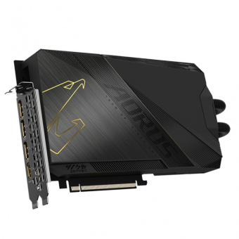 Видеокарта Gigabyte PCI-E 4.0 GV-N4090AORUSX W-24GD NVIDIA GeForce RTX 4090 24576Mb 384 GDDR6X 2565/21000 HDMIx1 DPx3 HDCP Ret от магазина РЭССИ
